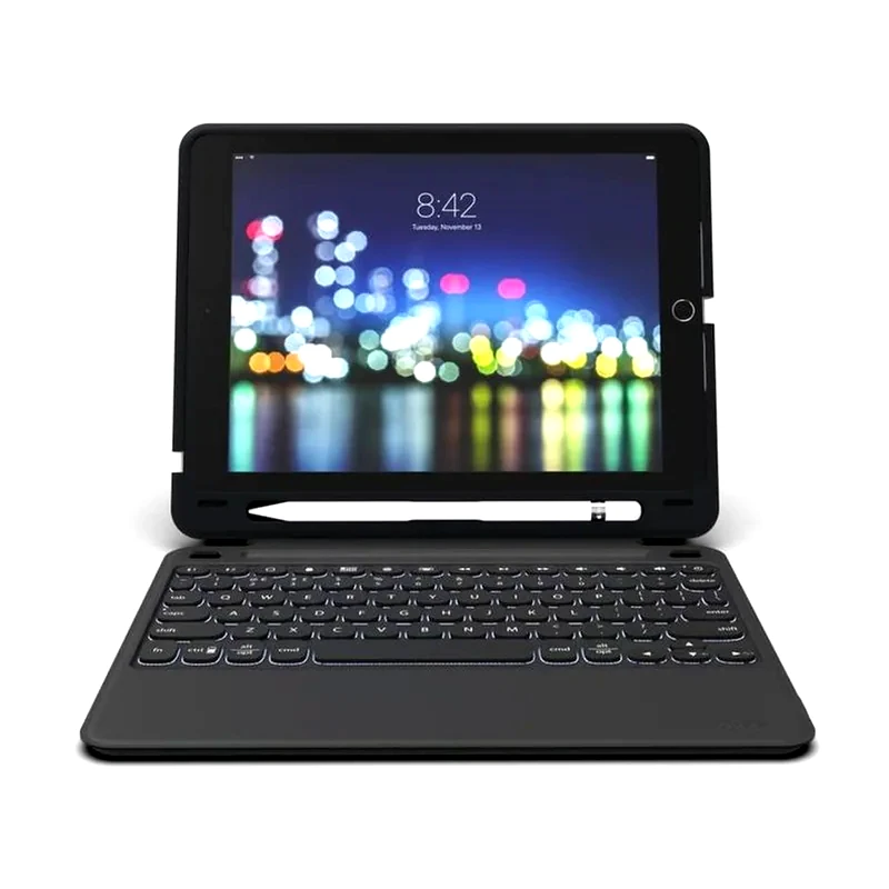 Zagg Θήκη Tablet Apple iPad Pro 12.9 (2020) - ZAGG Slim Book Go με πληκτρολόγιο - Black