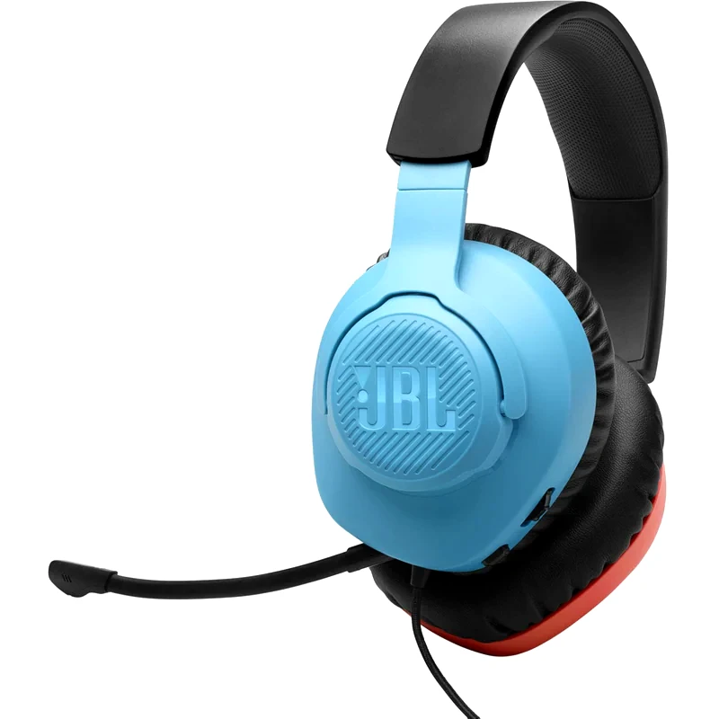 JBL JBL Quantum 100N Gaming Ενσύρματα Ακουστικά 3.5mm - Μπλε/Κόκκινο
