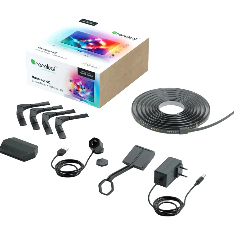 NANOLEAF Σετ Φωτιστικό Led Nanoleaf 4D Screen Mirror Lightstrip Kit 85 - RGB