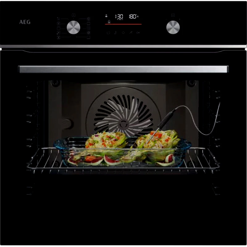 AEG AEG OA5CB531AB 71 Lt Μαύρο Εντοιχιζόμενος Φούρνος Άνω Πάγκου
