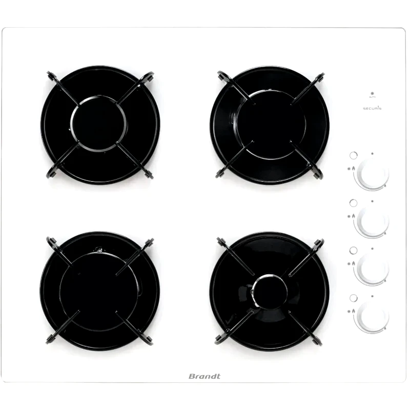 BRANDT BRANDT BPG6413W 56 cm Λευκό Εστία Αερίου Αυτόνομη