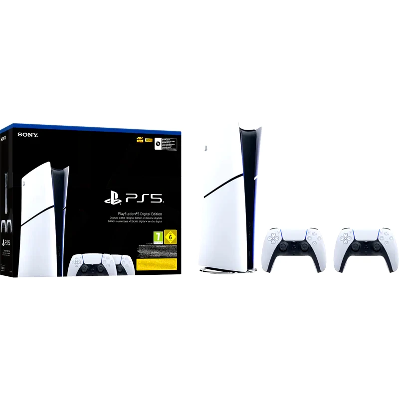 Sony PlayStation 5 Digital Edition Slim Sony PS5 DualSense Wireless Controller - Λευκό Bundle φωτογραφία