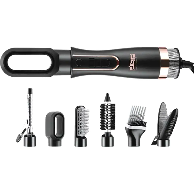 DSP PROFESSIONAL Ηλεκτρική Βούρτσα Dsp Professional 50172 Multistyler 6 Σε 1 800 W Μαύρο