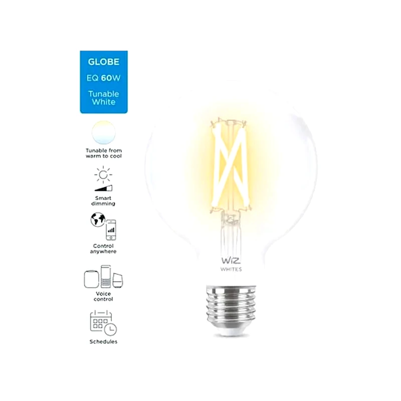 WiZ Έξυπνος Λαμπτήρας Wi-Fi WiZ G95 E27 Tunable - Λευκό