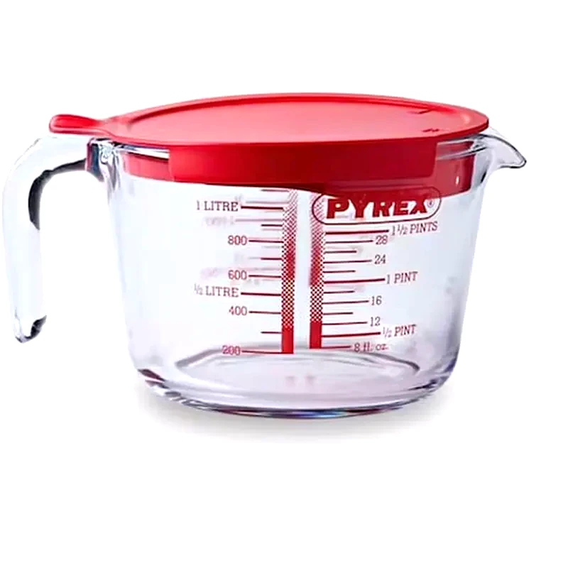 PYREX ΖΑΧ/ΚΗ PYREX ΚΑΝΑΤΑ ΜΕΤΡΗΤΗΣ 1L ΜΕ ΚΑΠΑΚ