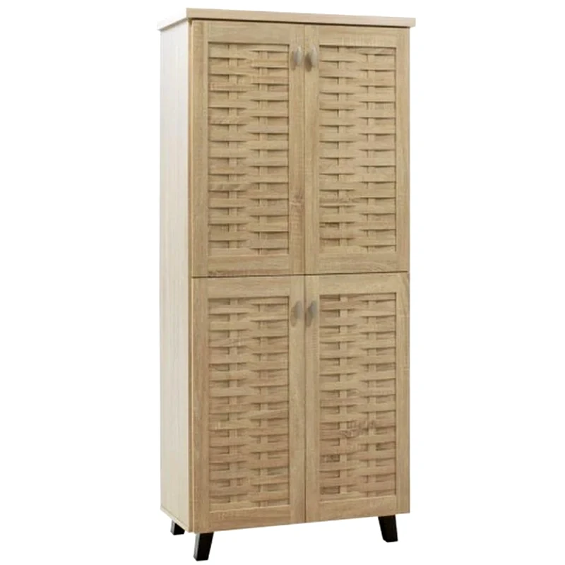 PAKOWORLD Παπουτσοθήκη Ντουλάπα Μανταμ 24 Ζεύγων Χρώμα Sonoma 78x40x170 5εκ