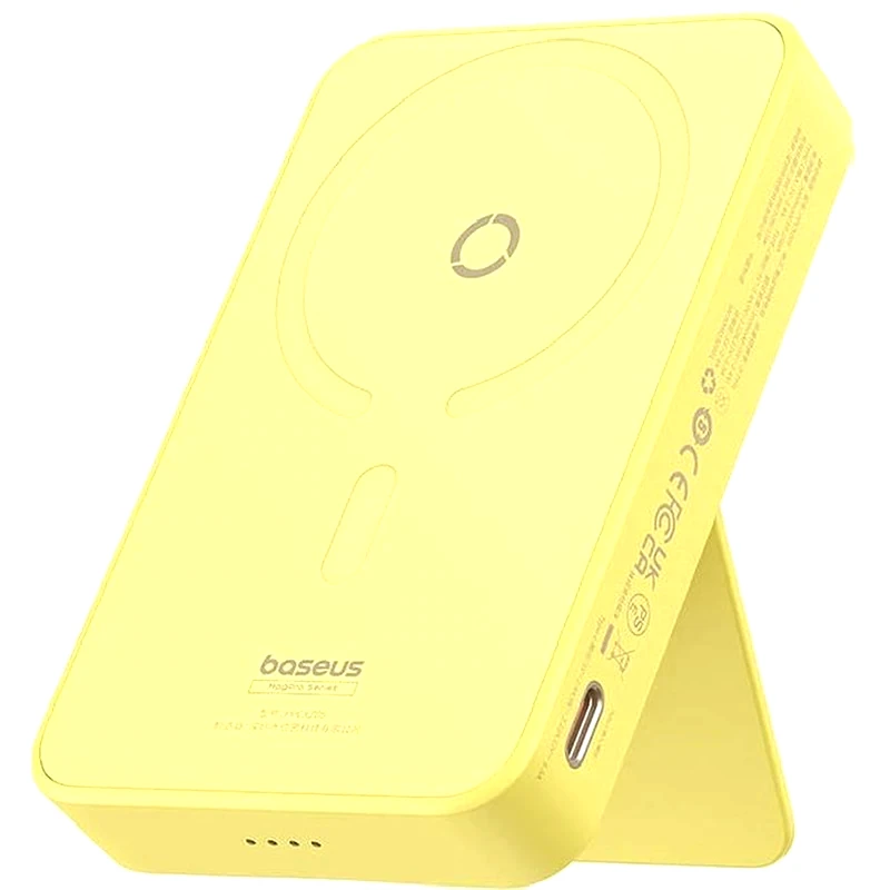 BASEUS Powerbank Baseus Magnetic Wireless Bracket (P10064101Y23-00) 5.000mAh - Κίτρινο