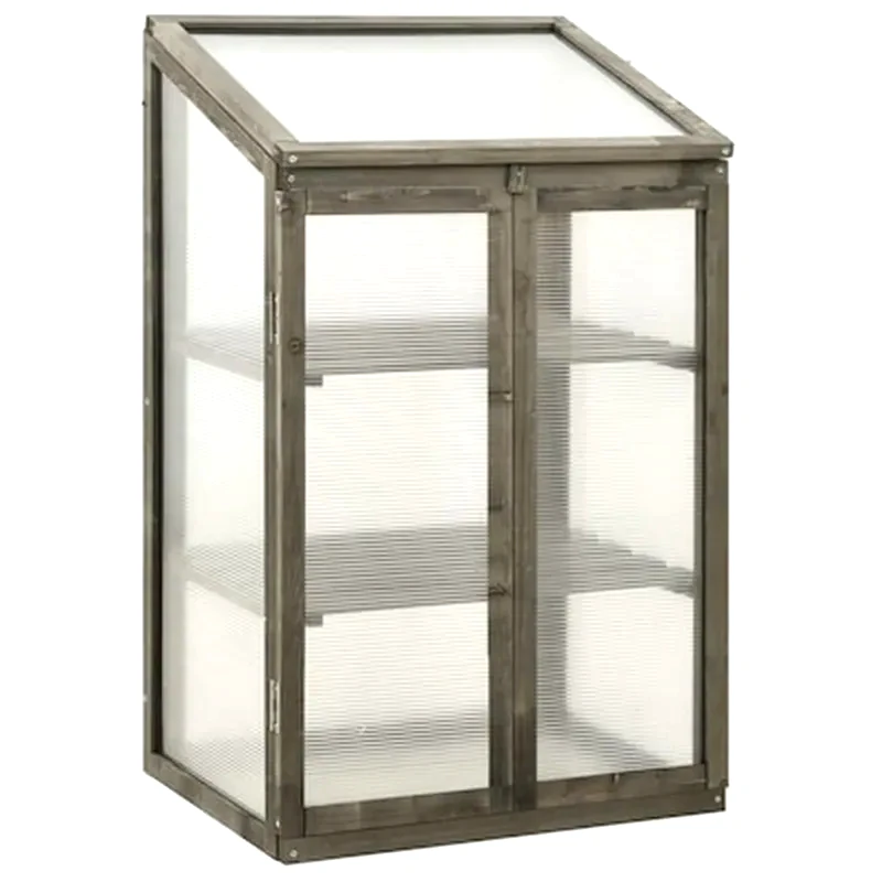 VIDAXL Vidaxl Θερμοκήπιο 60 X 45 X 100 Εκ. Από Ξύλο Ελάτης