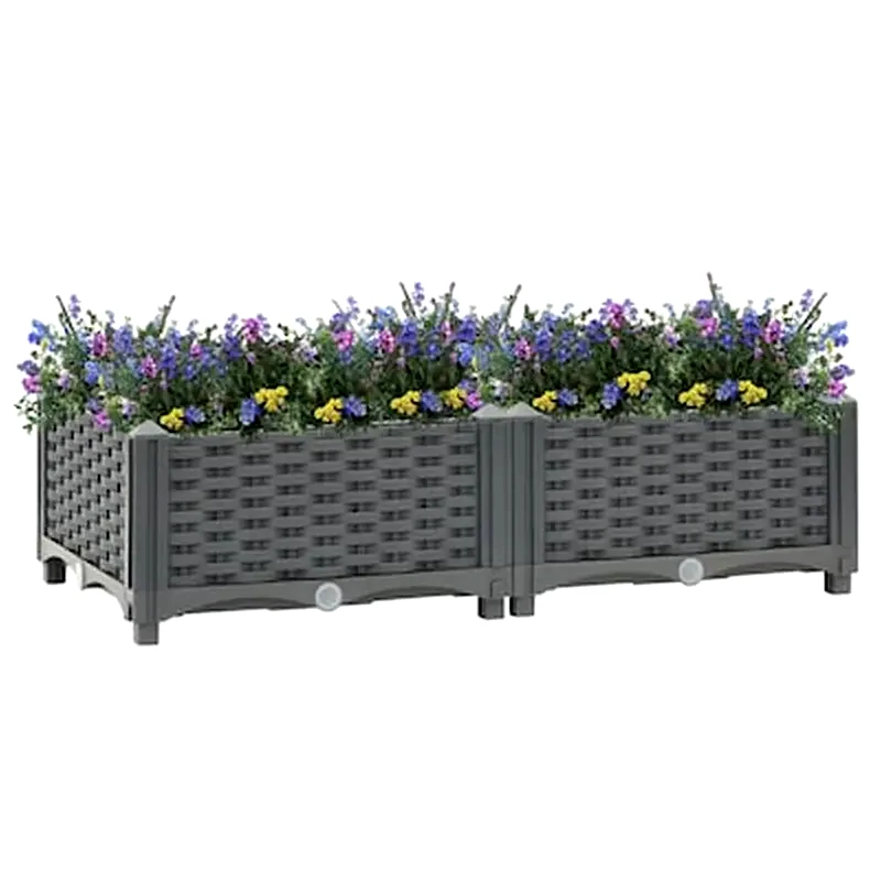 VIDAXL Vidaxl Ζαρντινιέρα 80 X 40 X 23 Εκ. Από Πολυπροπυλένιο