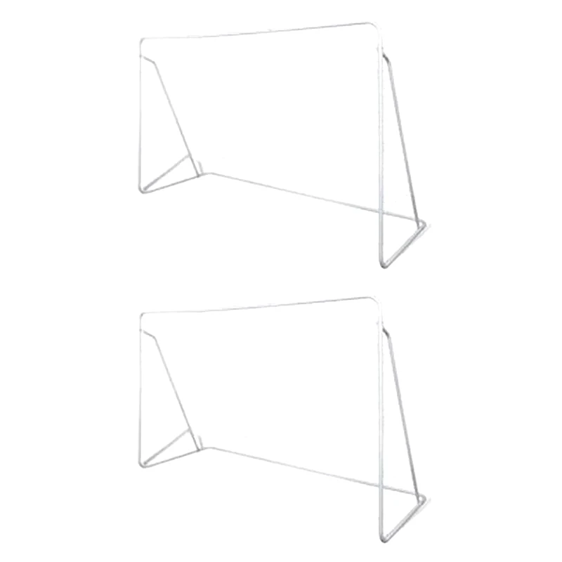 VIDAXL Vidaxl Τέρματα Ποδοσφαίρου 2 Τεμ. 240 X 90 X 150 Εκ. Ατσάλινα