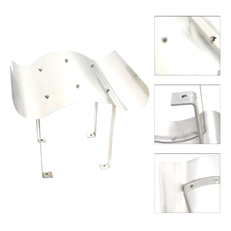 VIDAXL Vidaxl Καπέλο Καμινάδας Ασημί Από Ανοξείδωτο Ατσάλι