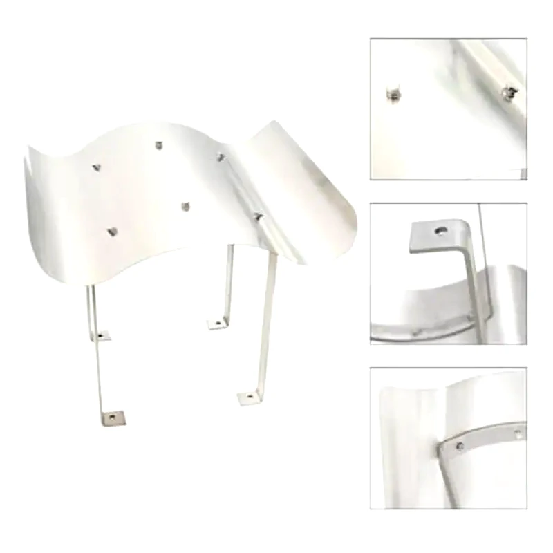 VIDAXL Vidaxl Καπέλο Καμινάδας Ασημί Από Ανοξείδωτο Ατσάλι