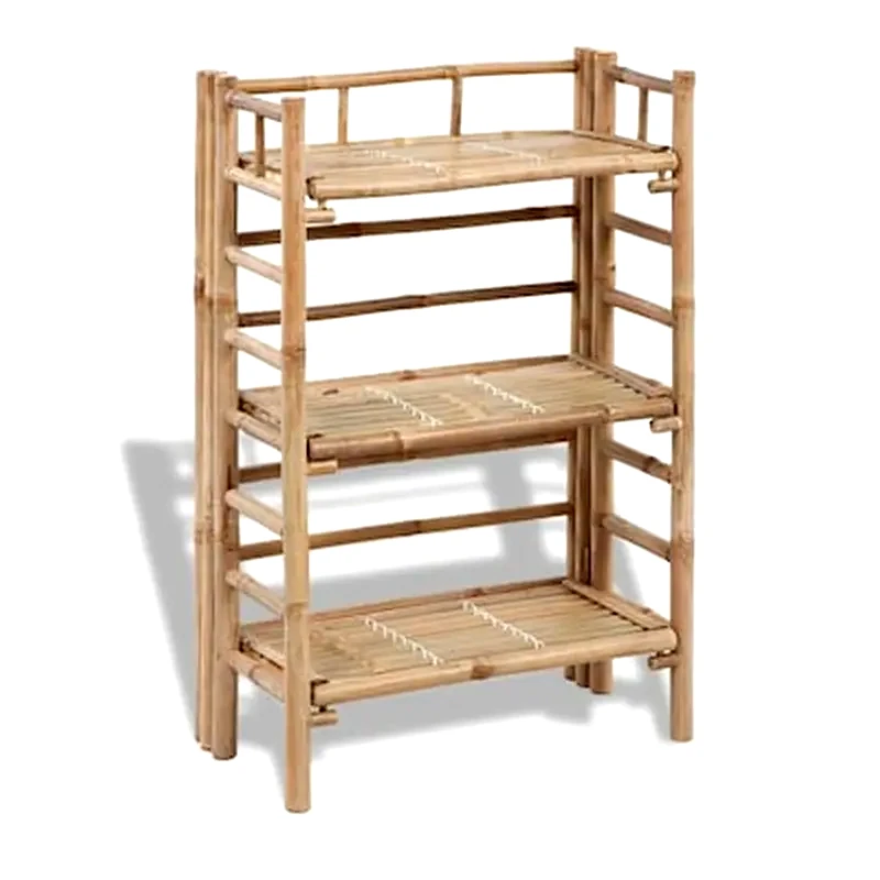 VIDAXL Vidaxl Τριώροφη Μπαμπού Ραφιέρα Για Φυτά