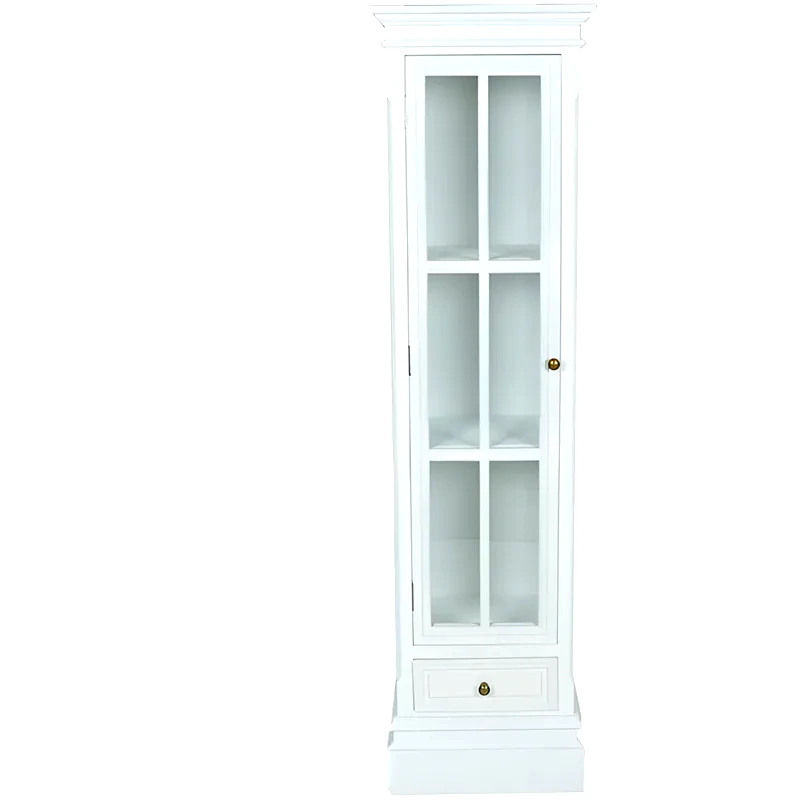 VIDAXL Βιβλιοθήκη/Βιτρίνα VidaXL από Ξύλο 38x25.5x138 cm - Λευκή