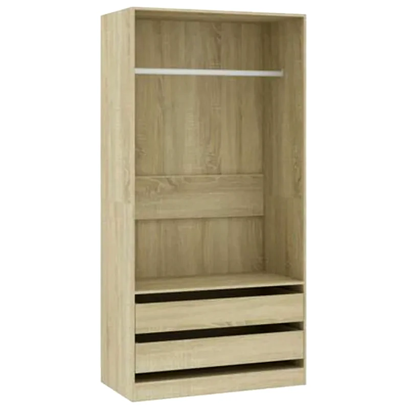 VIDAXL Μονόφυλλη Ντουλάπα Vidaxl από Μοριοσανίδα 100x50x200cm - Sonoma