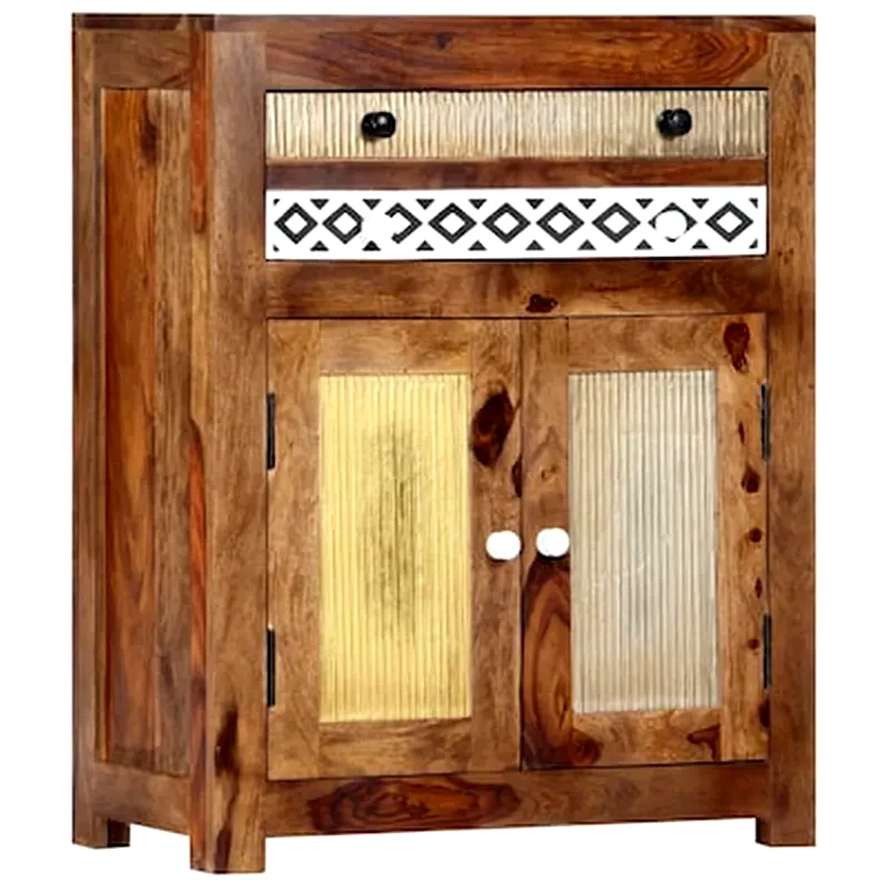 VIDAXL Vidaxl Ντουλάπι Με Συρτάρι 60 X 30 X 75 Εκ. Από Μασίφ Ξύλο Sheesham