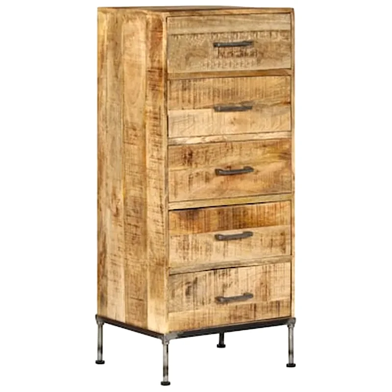 VIDAXL Vidaxl Συρταριέρα 45 X 35 X 106 Εκ. Από Μασίφ Ξύλο Μάνγκο