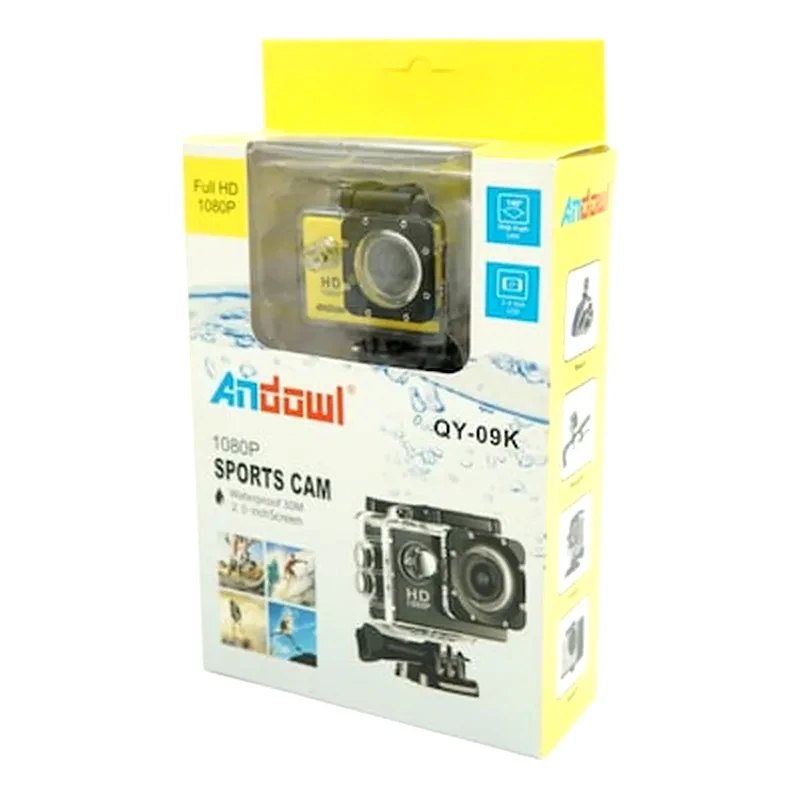 ANDOWL Αδιαβροχη Action Camera 1080p Andowl An-qy-09k