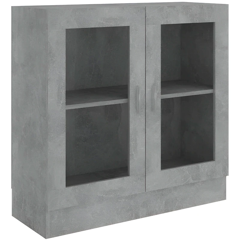 VIDAXL Βιτρίνα VidaXL από Μοριοσανίδα 82.5x30.5x80 cm - Γκρι