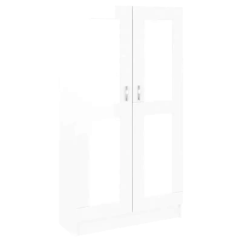 VIDAXL Ντουλάπα Γραφείου VidaXL από Μοριοσανίδα 82.5x30.5x150 cm - Γυαλιστερό Λευκό