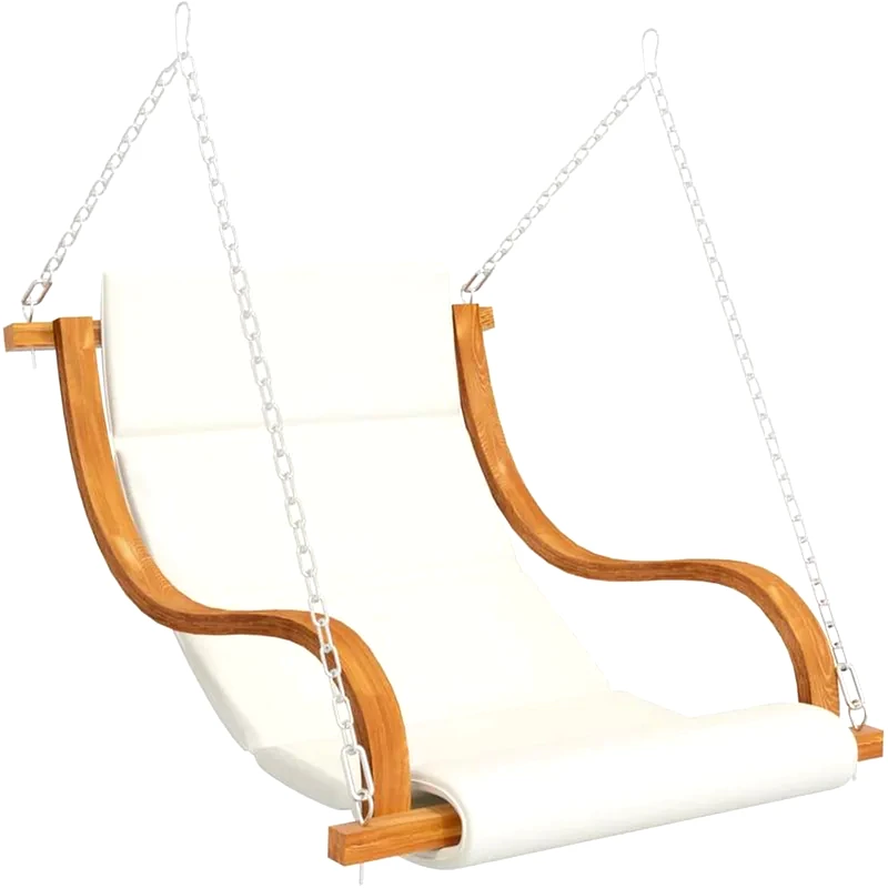 VIDAXL Παγκάκι Κούνια Κήπου Vidaxl με Σκίαστρο 170x110x153cm - Καφέ