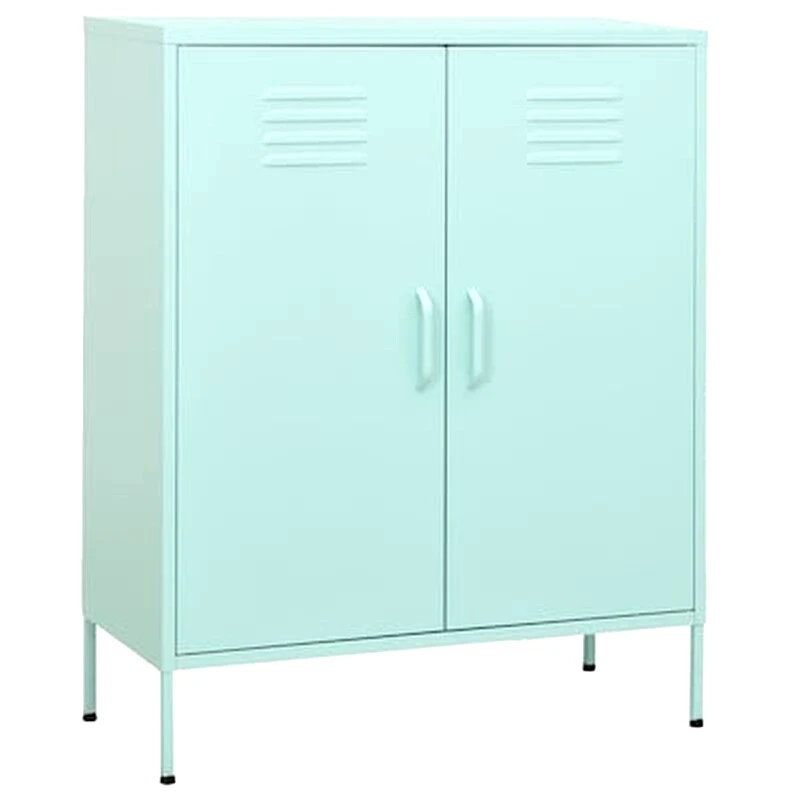 VIDAXL Ντουλάπι Γραφείου VidaXL από Ατσάλι 80x35x101.5 cm - Μέντα