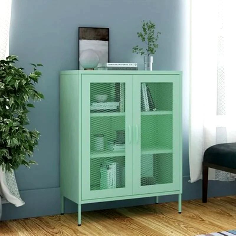 VIDAXL Vidaxl Ντουλάπι Αποθήκευσης Χρώμα Μέντα 80 X 35 X 101,5 Εκ. Ατσάλινο