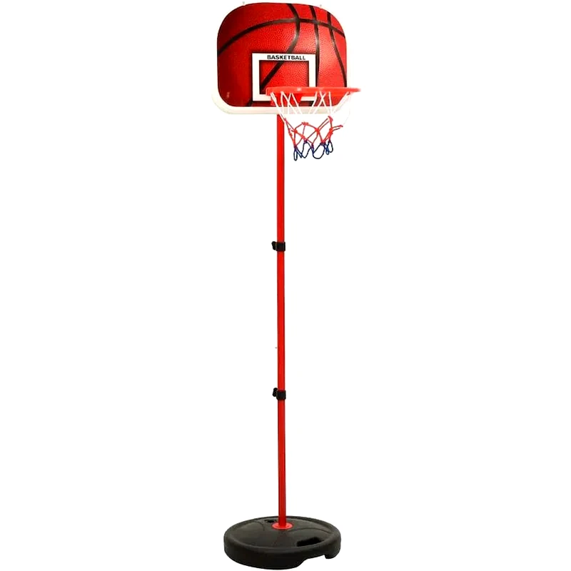 VIDAXL VidaXL Σετ Παιδική Μπασκέτα Δαπέδου Ρυθμιζόμενη 34x160cm