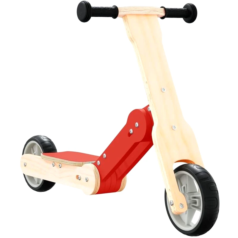 VIDAXL Παιδικό Πατίνι Δίτροχο VidaXL 2 σε 1 - Κόκκινο
