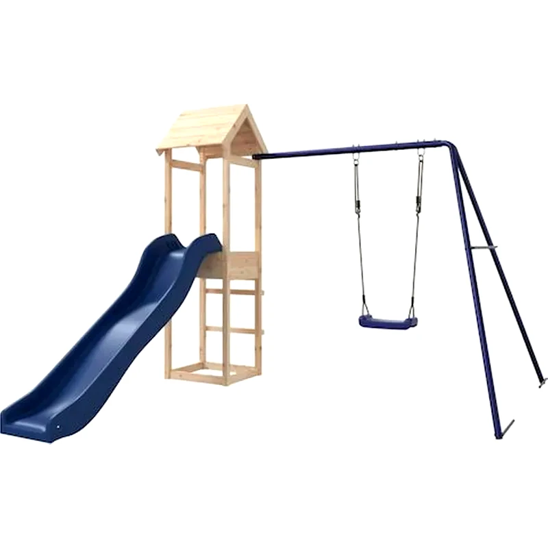 VIDAXL VidaXL Παιδική Χαρά Εξωτερικού Χώρου από Μασίφ Ξύλο Πεύκου