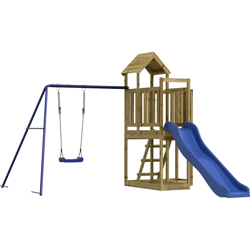 VIDAXL VidaXL Παιδική Χαρά Εξωτερικού Χώρου από Εμποτισμένο Ξύλο Πεύκου