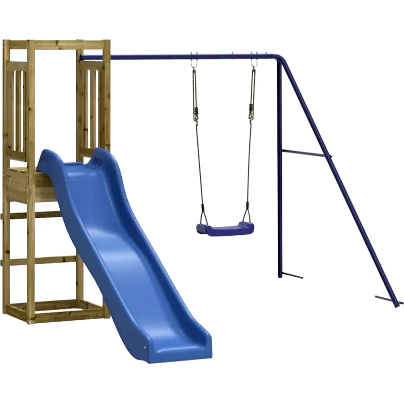 VIDAXL VidaXL Παιδική Χαρά Εξωτερικού Χώρου από Εμποτισμένο Ξύλο Πεύκου