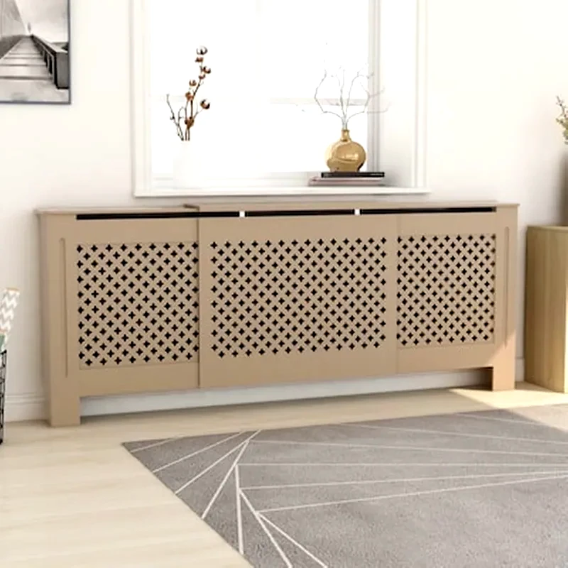 VIDAXL Vidaxl Κάλυμμα Καλοριφέρ 205 Εκ. Από Mdf