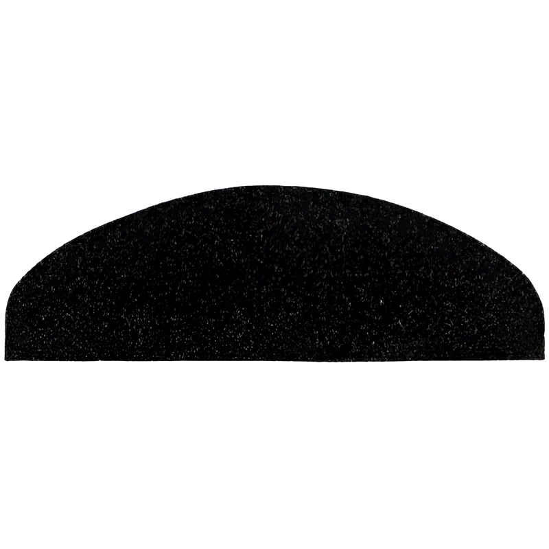 VIDAXL Πατάκια Σκάλας Vidaxl Αυτοκόλλητα Βελονιασμένα 5 Τμχ 65x21x4 cm - Μαύρα