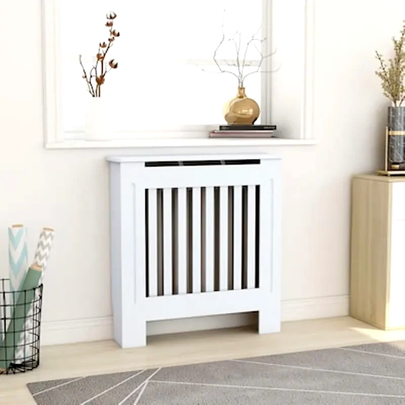 VIDAXL Vidaxl Κάλυμμα Καλοριφέρ Λευκό 78 Εκ. Από Mdf