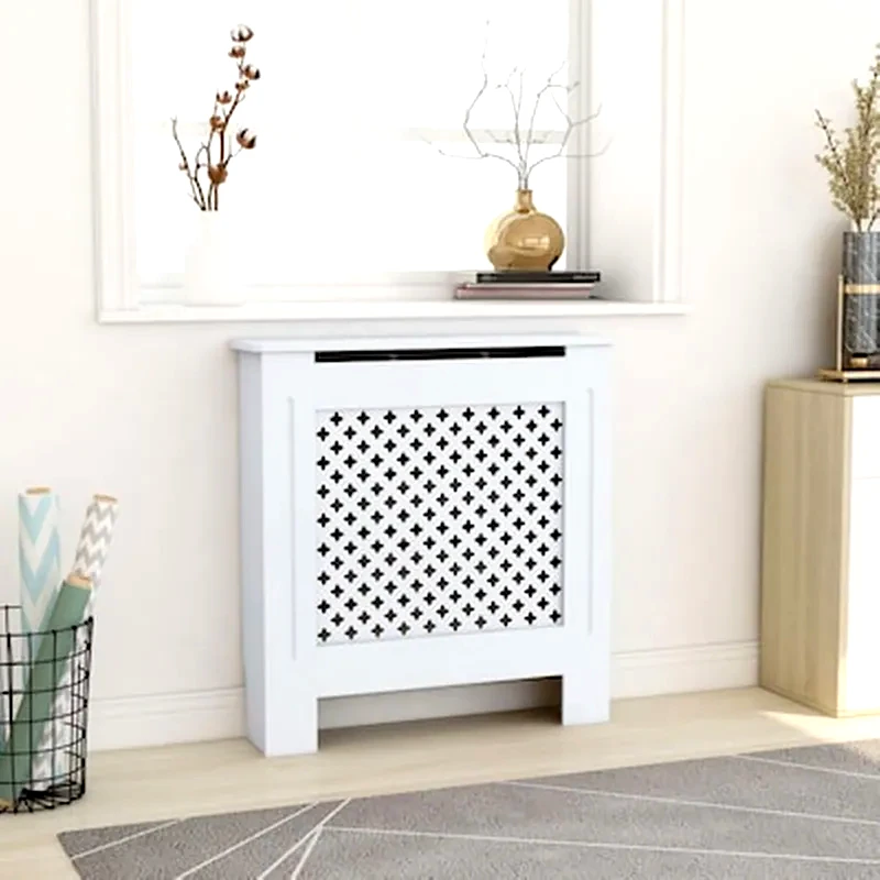 VIDAXL Vidaxl Κάλυμμα Καλοριφέρ Λευκό 78 Εκ. Από Mdf