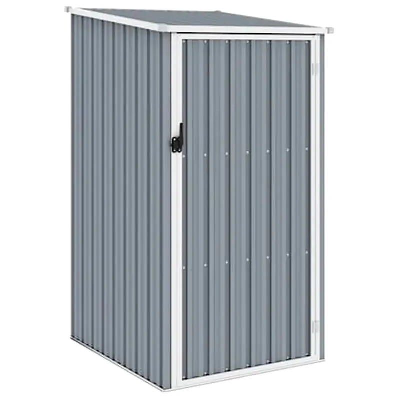 VIDAXL Vidaxl Αποθήκη Κήπου Γκρι 87 X 98 X 159 Εκ. Από Γαλβανισμένο Ατσάλι