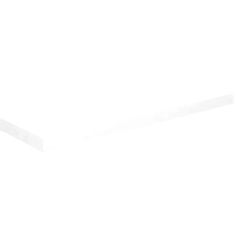 VIDAXL Ράφι Τοίχου VidaXL από MDF 80x23.5x3.8 cm - Λευκό/Γυαλιστερό