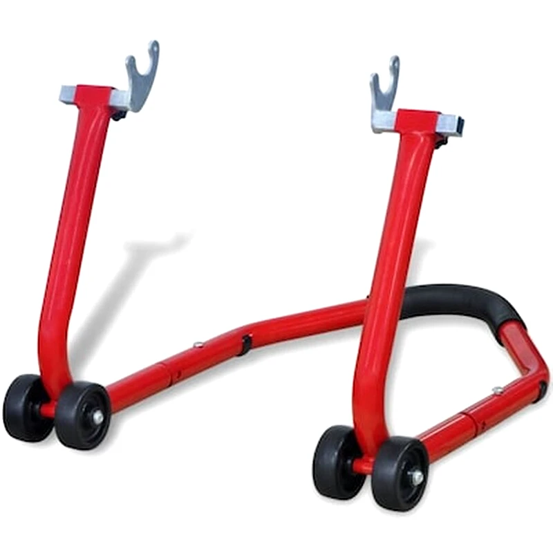 VIDAXL Vidaxl Σταντ Μοτοσικλέτας Πίσω Τροχού Κόκκινο