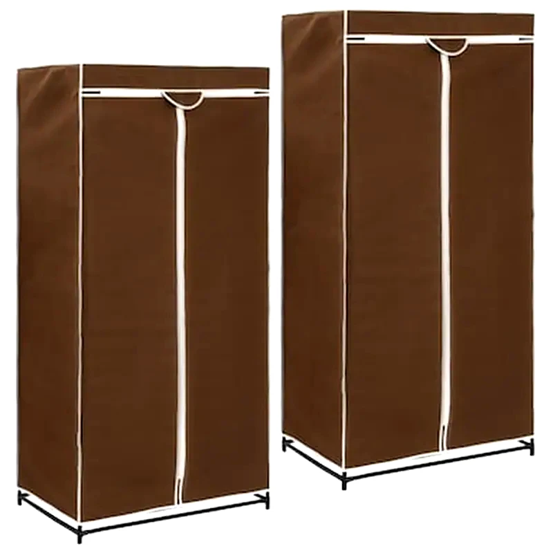 VIDAXL Vidaxl Ντουλάπες 2 Τεμ. Καφέ 75 X 50 X 160 Εκ.