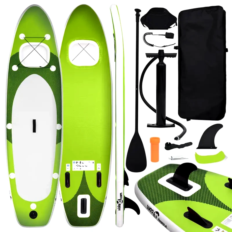 VIDAXL Φουσκωτή Σανίδα SUP VidaXL 300x75 cm - Πράσινη