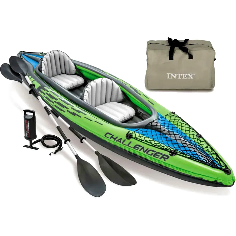 INTEX Καγιάκ Φουσκωτό Διθέσιο Intex Challenger K2 351cm - Πράσινο