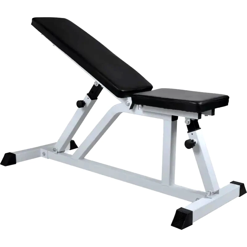 VIDAXL Ρυθμιζόμενος Πάγκος Γυμναστικής VidaXL 116x47cm - Μαύρος/Ασημί