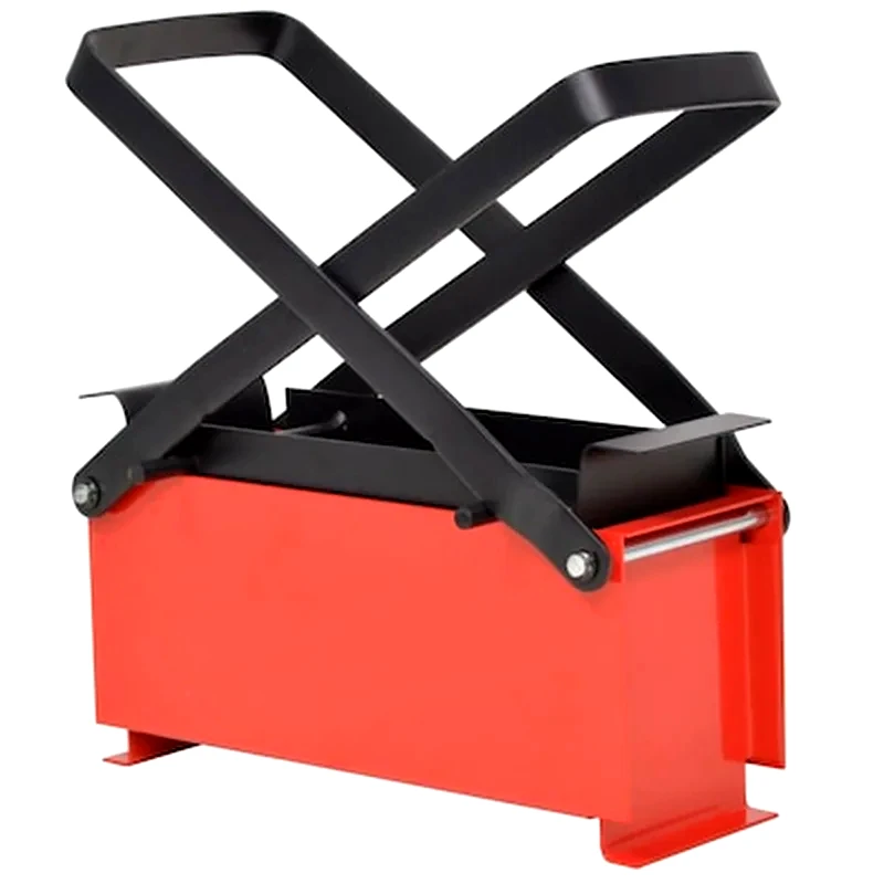 VIDAXL Vidaxl Συσκευή Κατασκευής Μπρικετών Μαύρο/κόκκινο 34x14x14 Εκ. Ατσάλι