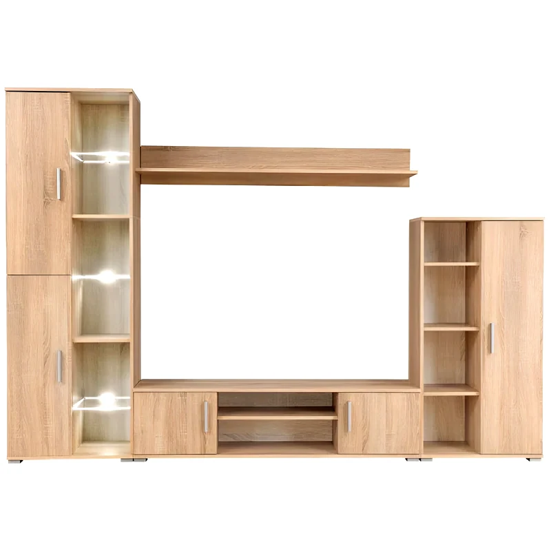 VIDAXL Έπιπλο Τηλεόρασης VidaXL από Μοριοσανίδα 260x30x180cm - Μπεζ