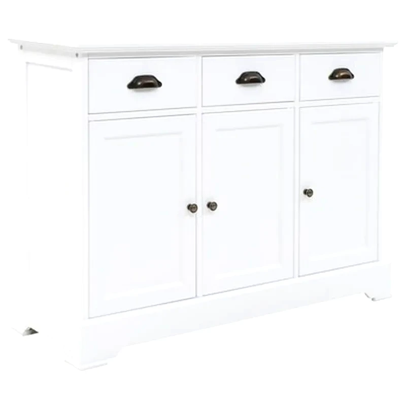 VIDAXL Vidaxl Μπουφές Με 3 Πόρτες 105 X 35 X 77,5 Εκ. Από Mdf Και Ξύλο Πεύκου