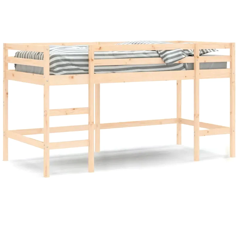 VIDAXL VidaXL Παιδικό Κρεβάτι Κουκέτα Παιδικό με Σκάλα 90x200 cm Μασίφ Ξύλο Πεύκου