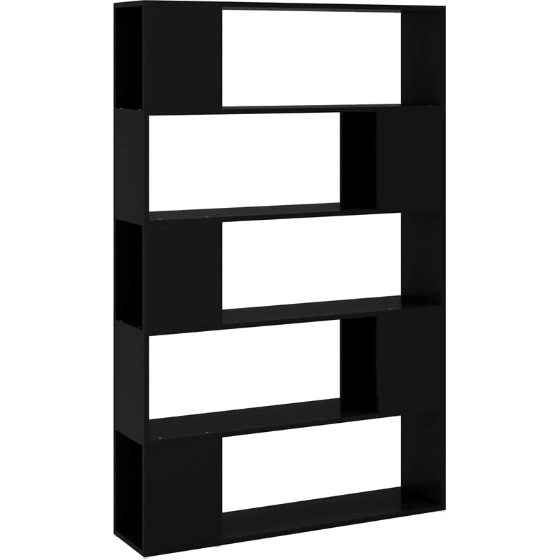 VIDAXL Ραφιέρα VidaXL από Μοριοσανίδα 100x24x155 cm - Μαύρο