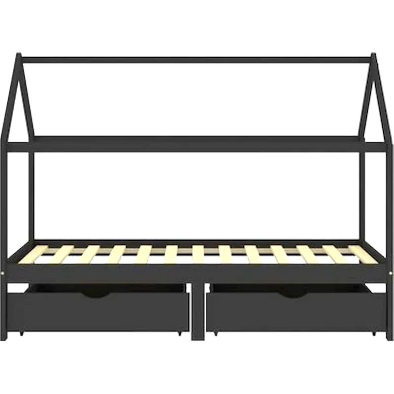 VIDAXL Vidaxl Πλαίσιο Παιδικού Κρεβατιού Λευκό 90x190εκ Από Μασίφ Ξύλο Πεύκου