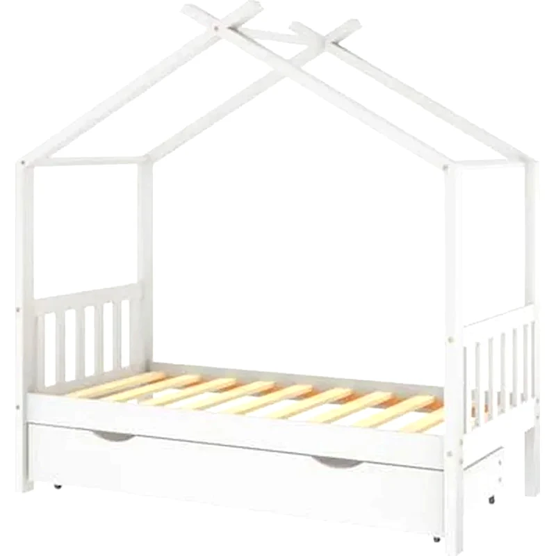 VIDAXL Vidaxl Πλαίσιο Παιδικού Κρεβατιού Με Συρτάρι Ξύλο Πεύκου 80x160 Εκ.